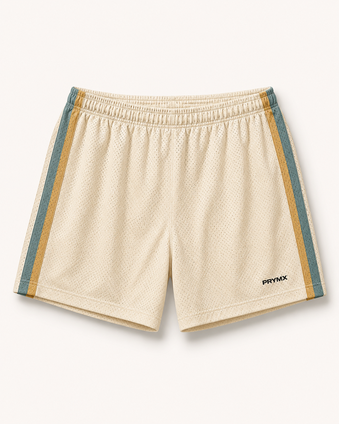 PRYMX Retro Mesh Shorts – Cream