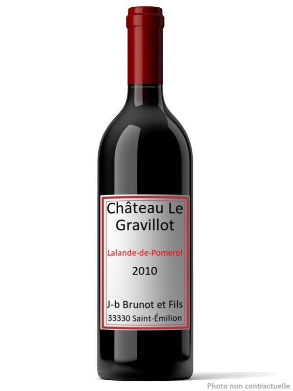 Lalande de Pommerol Château Le Gravillot 75cl