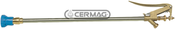 Lancia a leva con paraspruzzo  Ugello Acciaio inox  Lunghezza 600 mm