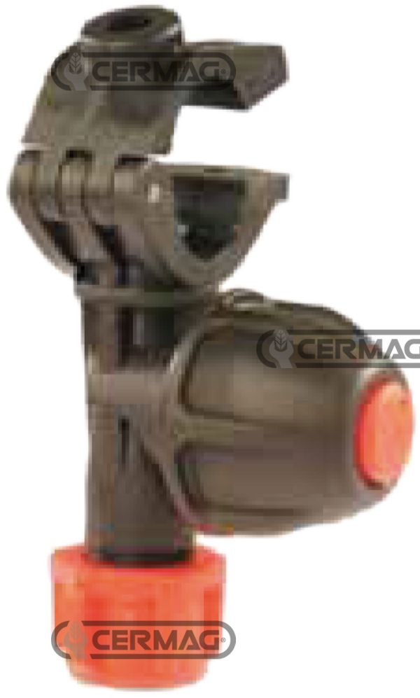 Getto per diserbo a cavallotto snodato con antigoccia  d 1/2"  f 7 mm