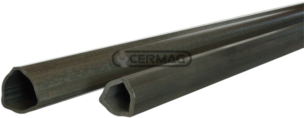 Tubo esterno-interno  Profilo Triangolare - 54x4 mm  Lunghezza 3000 mm