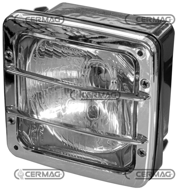 Faro anteriore quadrato a 3 luci