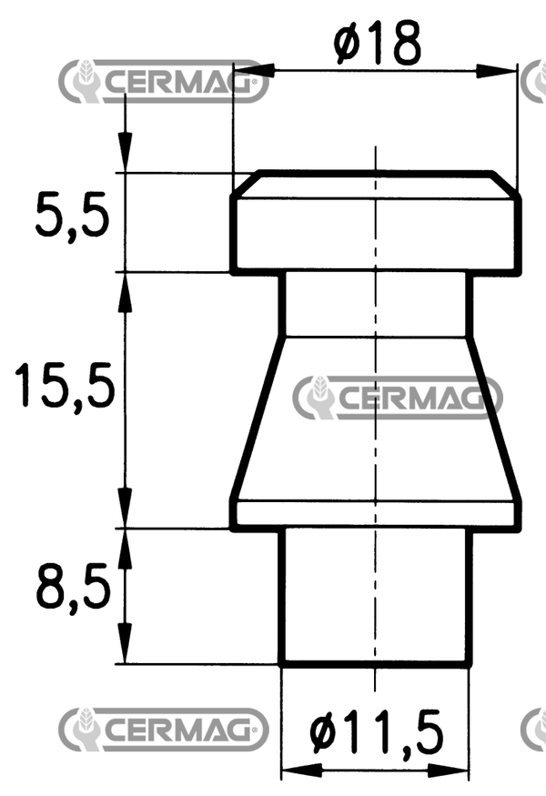 PERNI ANTERIORI PER PIASTRE PORTACOLTELLO