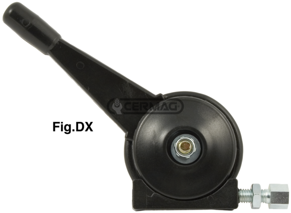 MANETTINO ACCELERATORE DX E SX IN NYLON GAMBO DRITTO PER TRATTORE