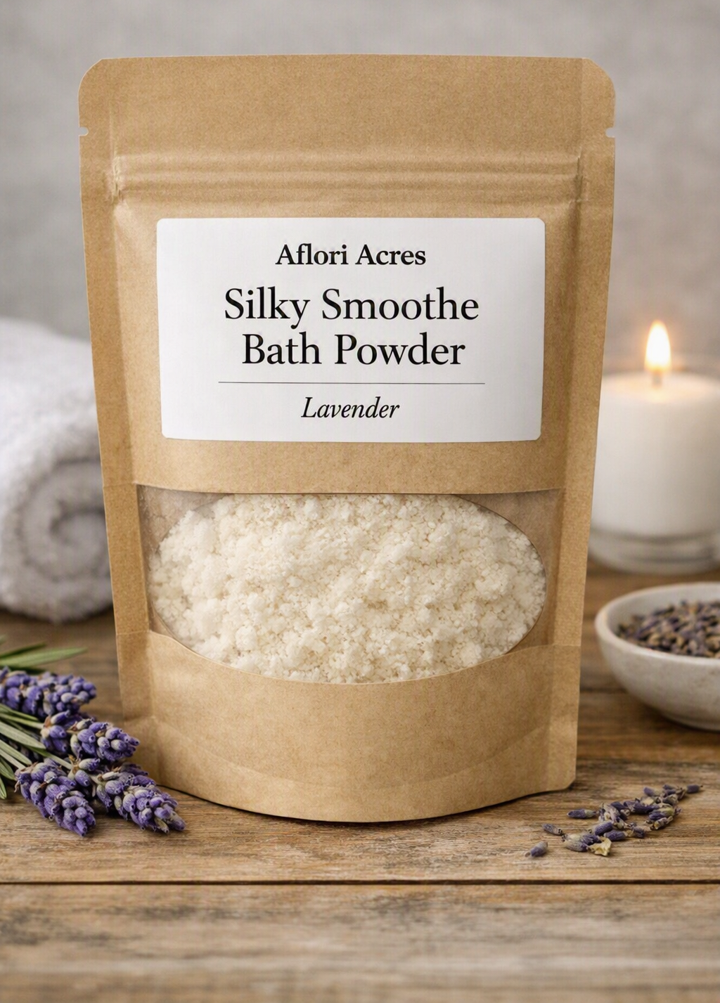 Silky Smooth Bath Powder Lavender