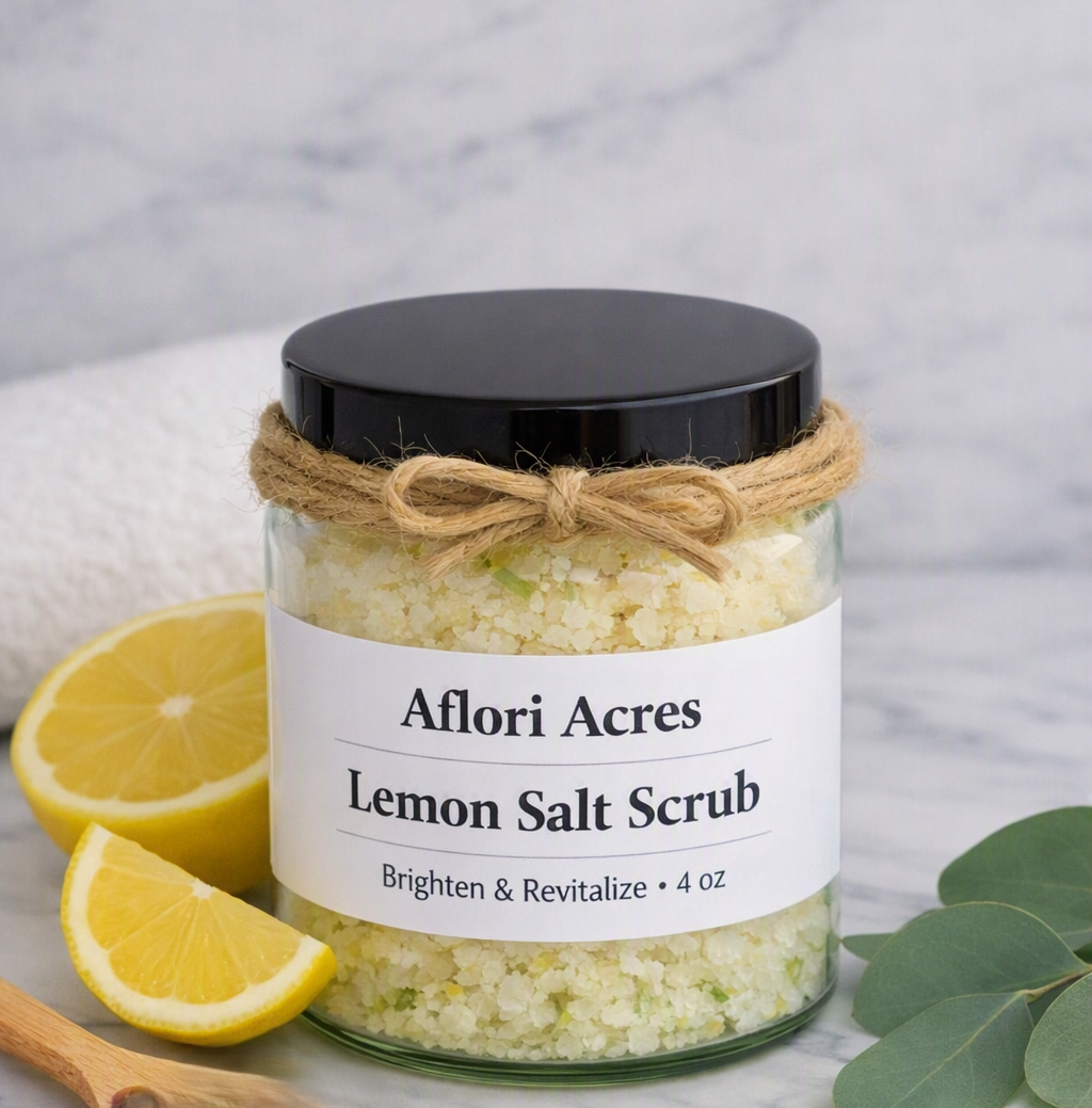 Lemon Salt Scrub