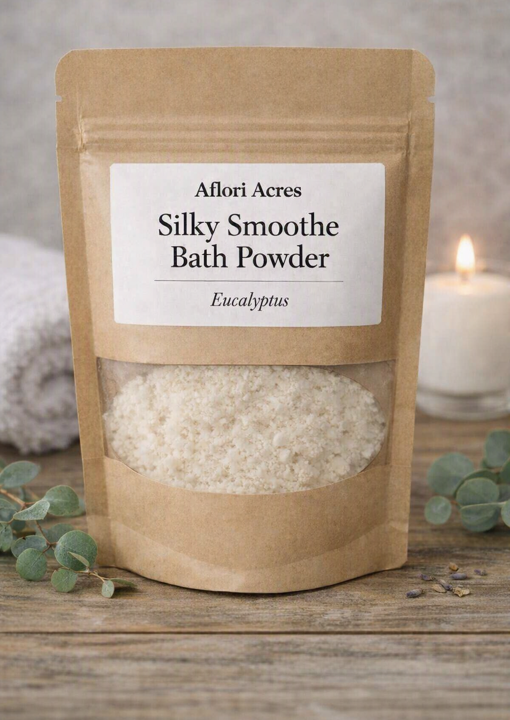 Silky Smooth Bath Powder Eucalyptus