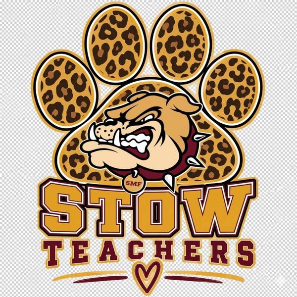 Leopard Print Paw Stow Teachers Design 034