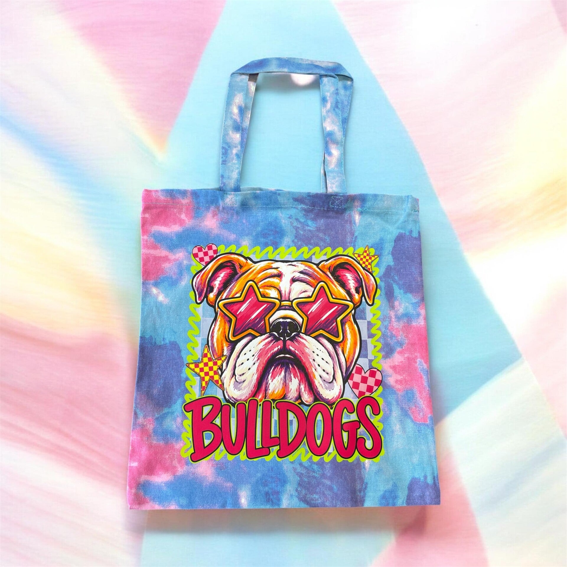 Neon Bulldogs Totebag