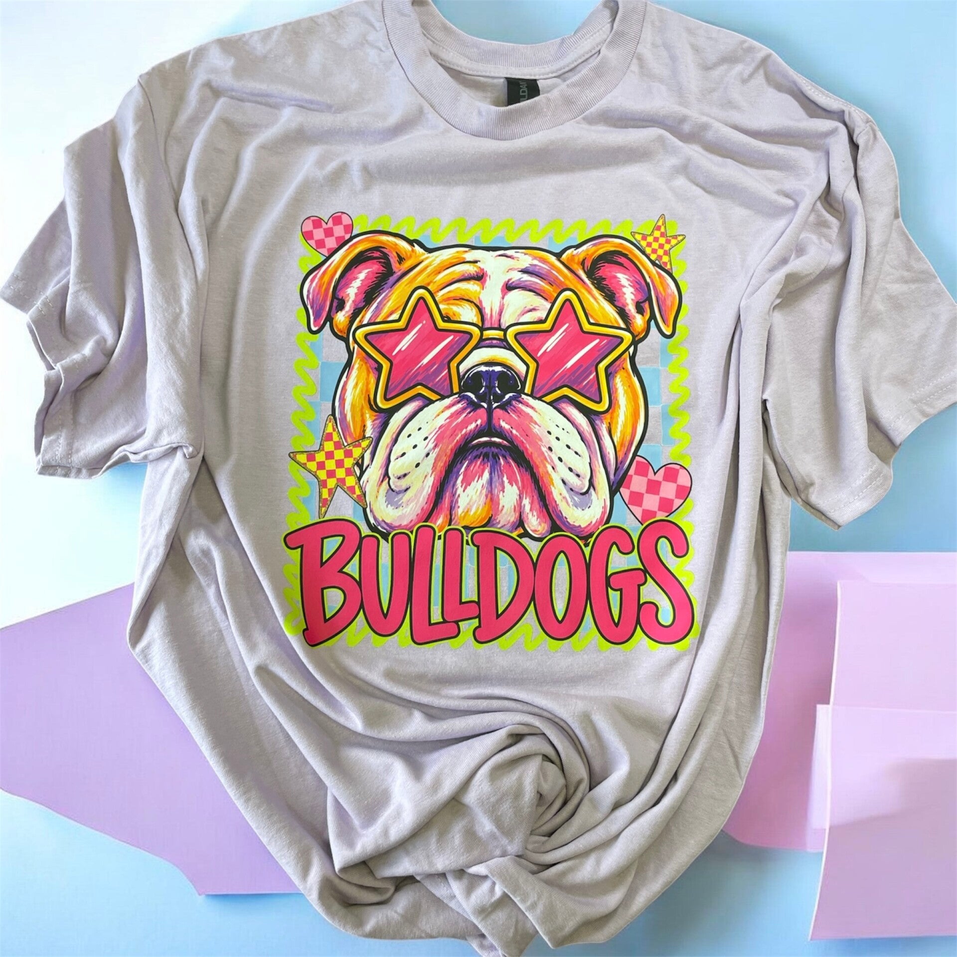 Neon Bulldogs Design