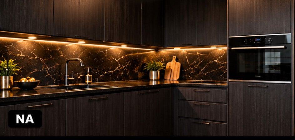 Keuken na het wrappen