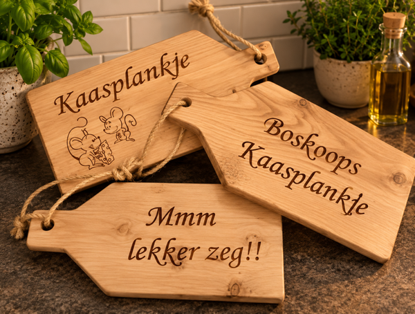 Broodplank met eigen tekst