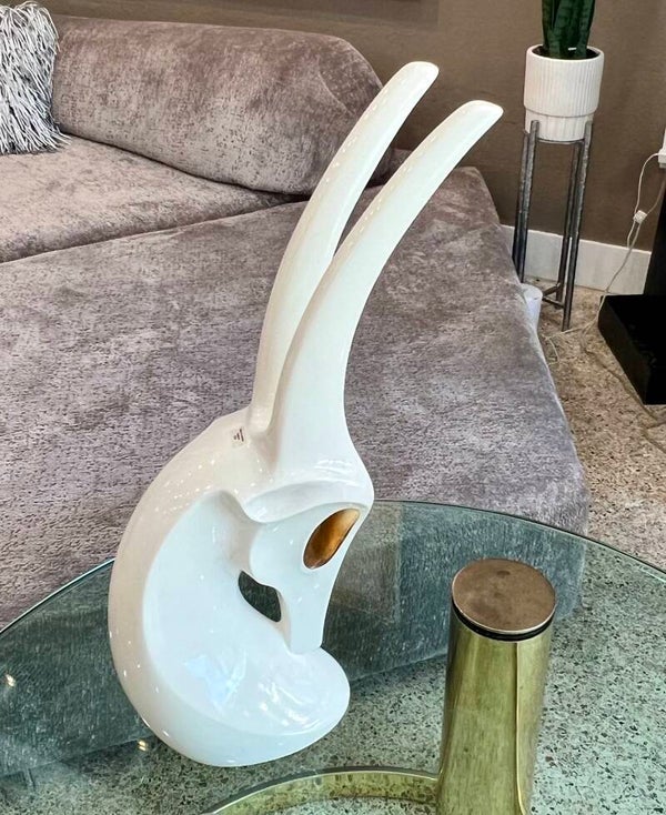 Stunning Post-Modern Antelope Sculpture in the Style of Frederic Weinberg