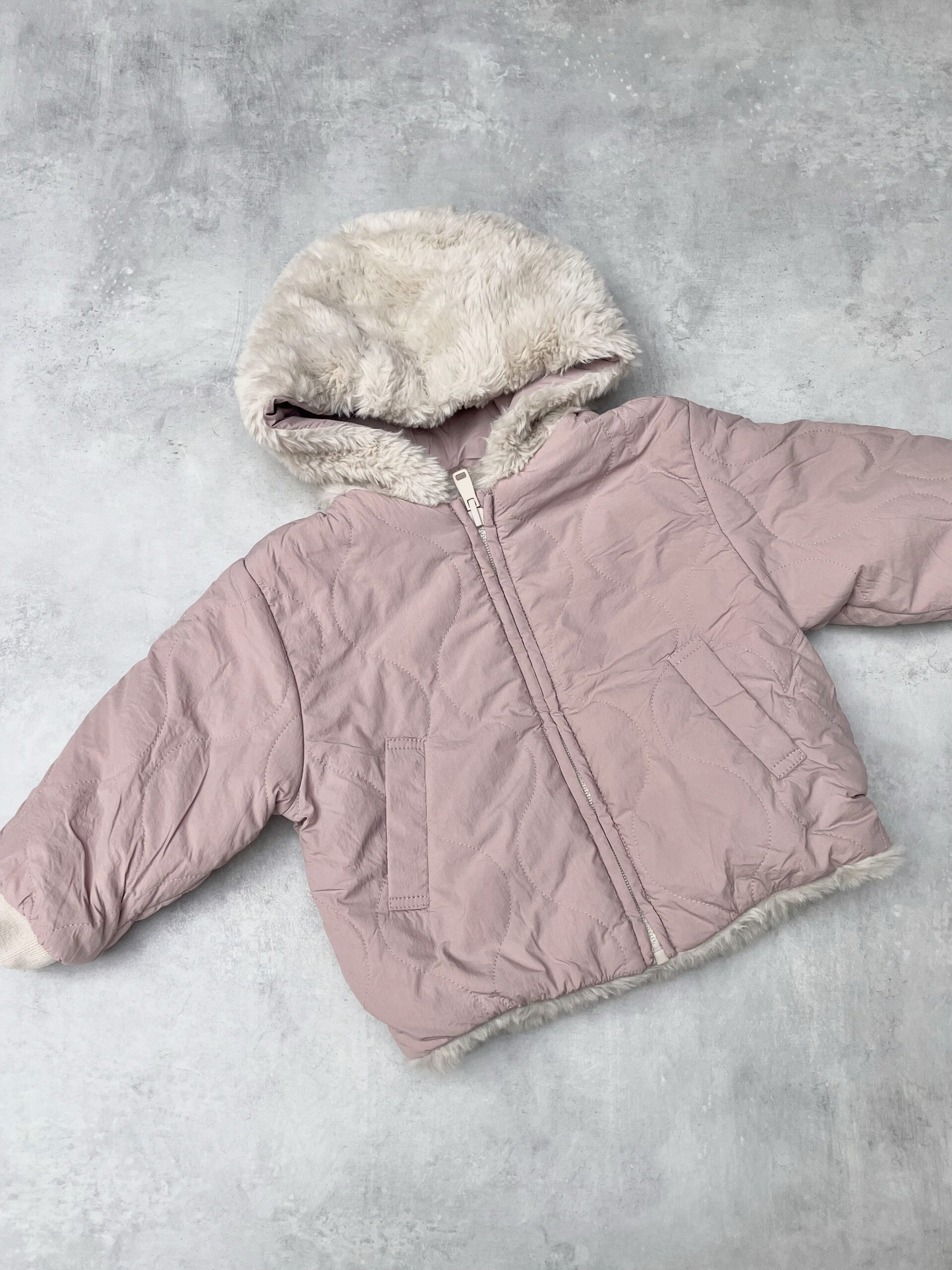 Zara reversible jasje - Maat 92