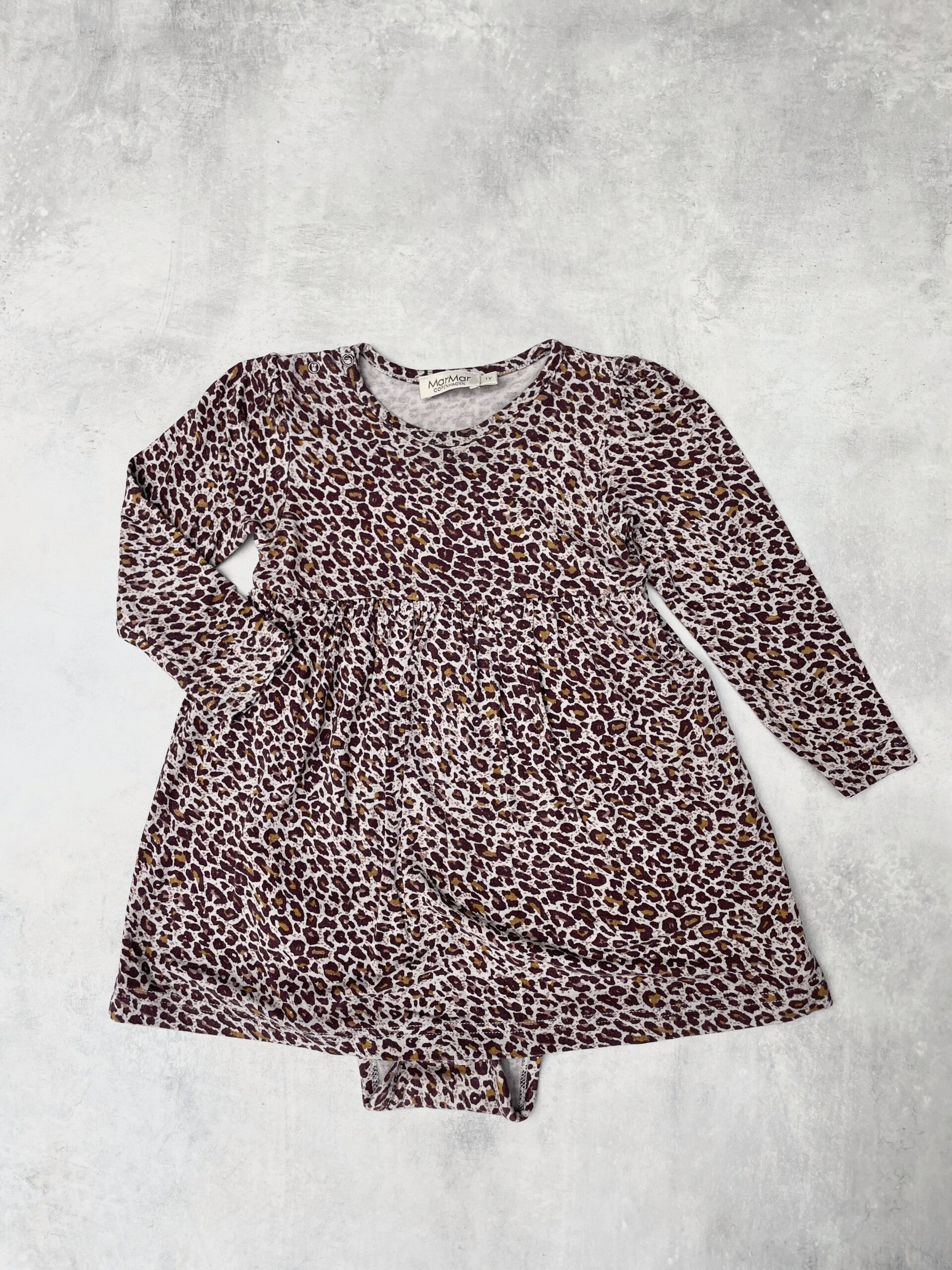 MarMar Panterprint jurkje - Maat 1y (80)