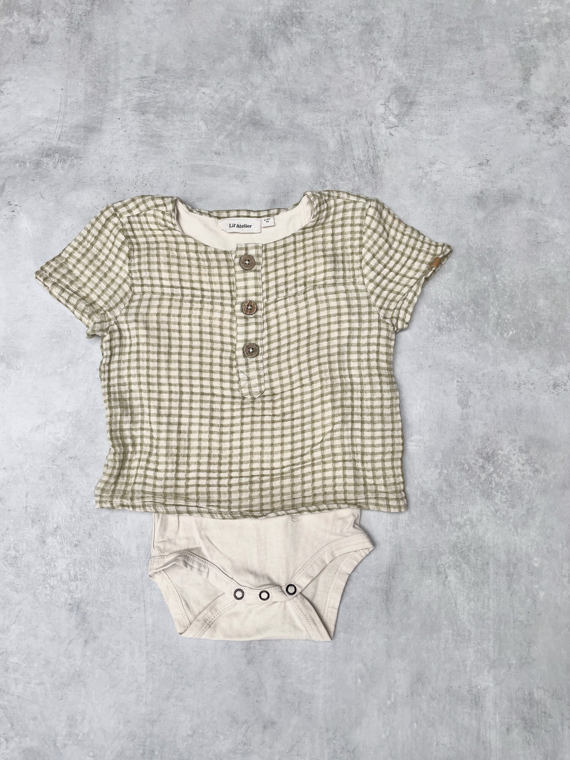 Lil Atelier romper blouseje - Maat 74