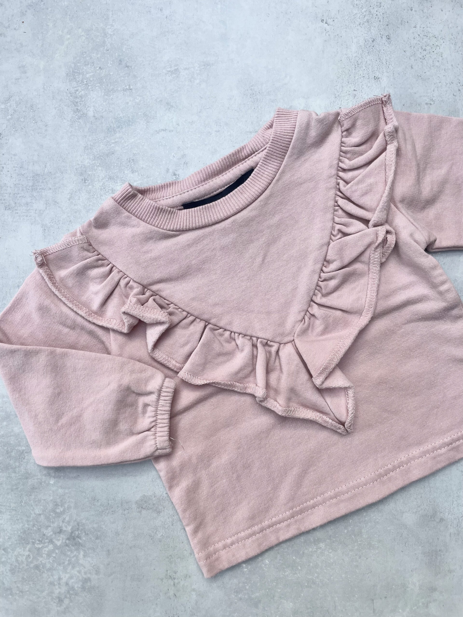 House of Jamie ruffle trui - Maat 56/62