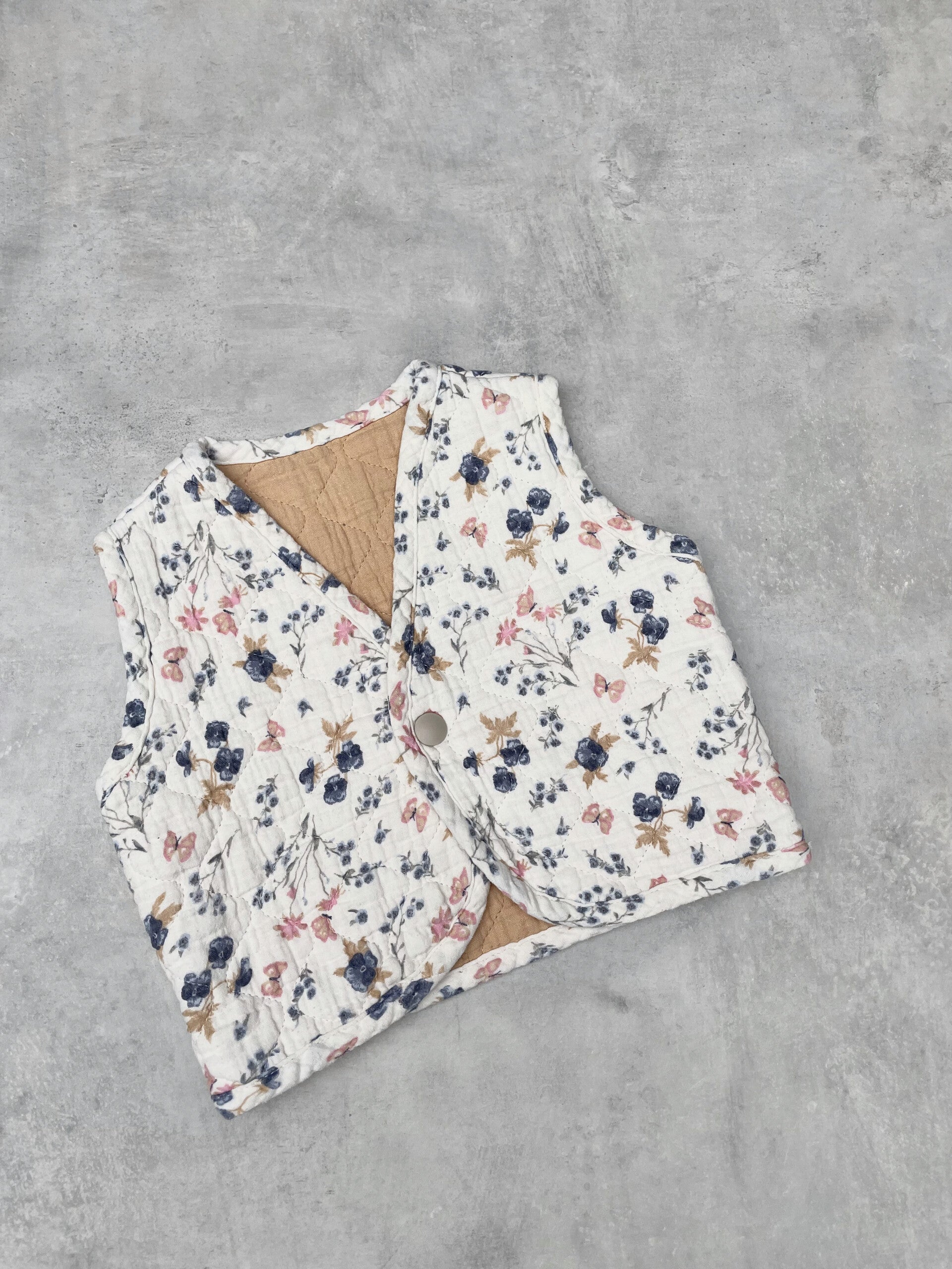 Hema reversible gilet - Maat 74