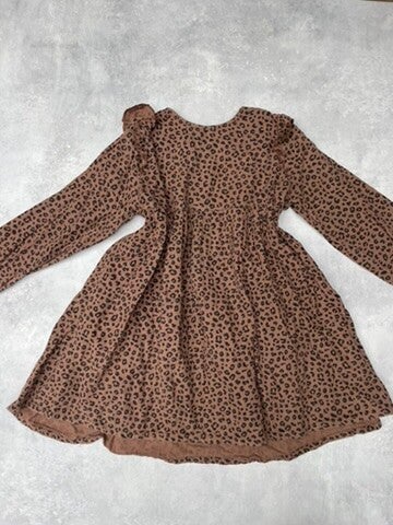 Petit Blush Panterprint jurk - Maat 122