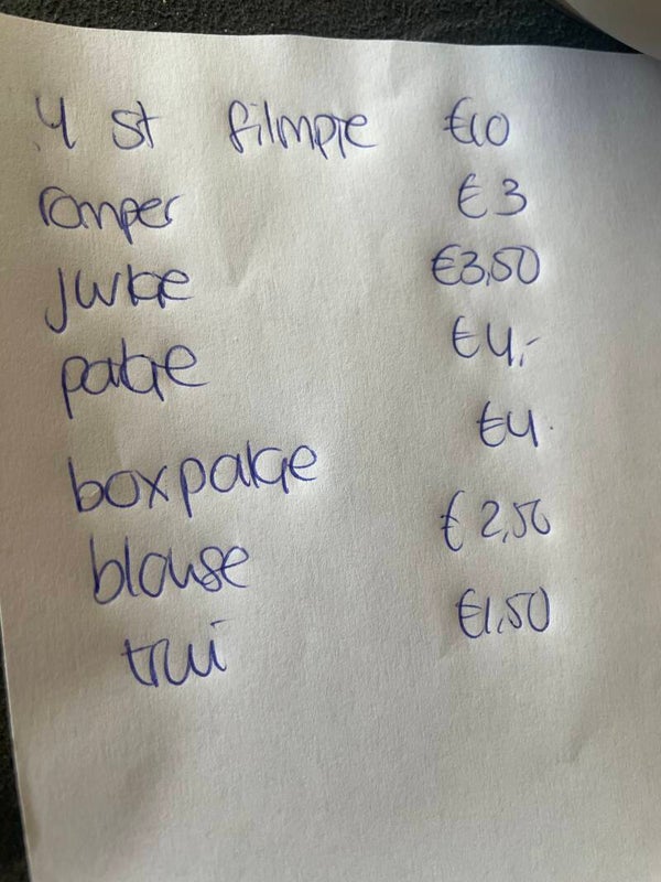Pakket Elina (foto’s)