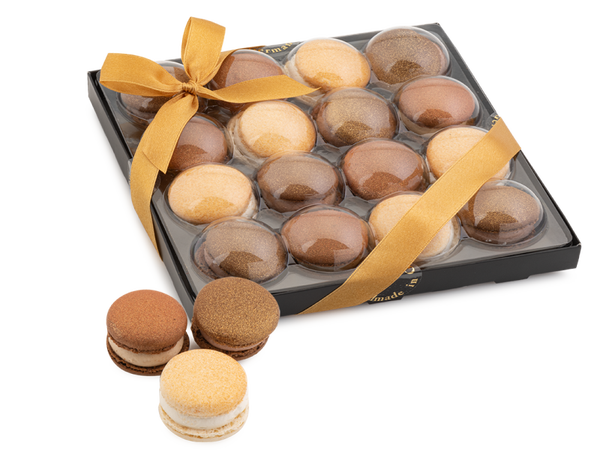 Macarons Geschenkbox  150g Black Edition