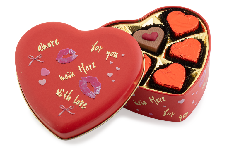 Herzdose „With love for you“ - 5,24€/Stück