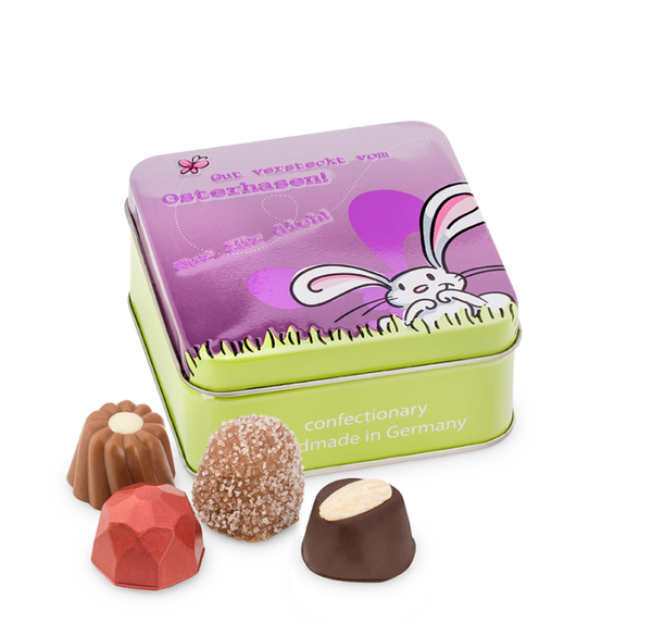 Pralinen Geschenkdose 50g Gut versteckt