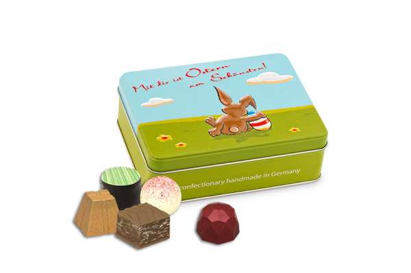 Pralinen & Trüffel Geschenkdose 75g Ostergrüße