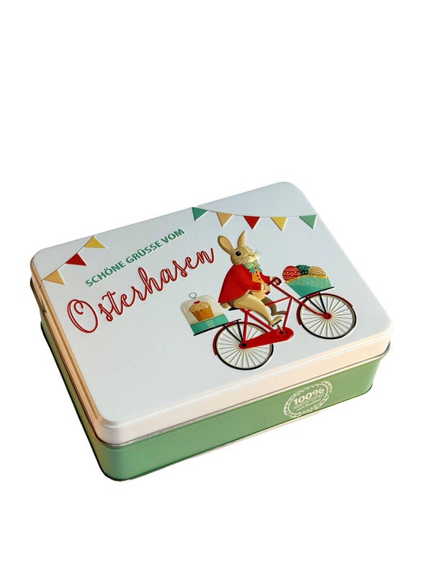 Pralinen & Trüffel Geschenkdose 75g Osterfahrrad