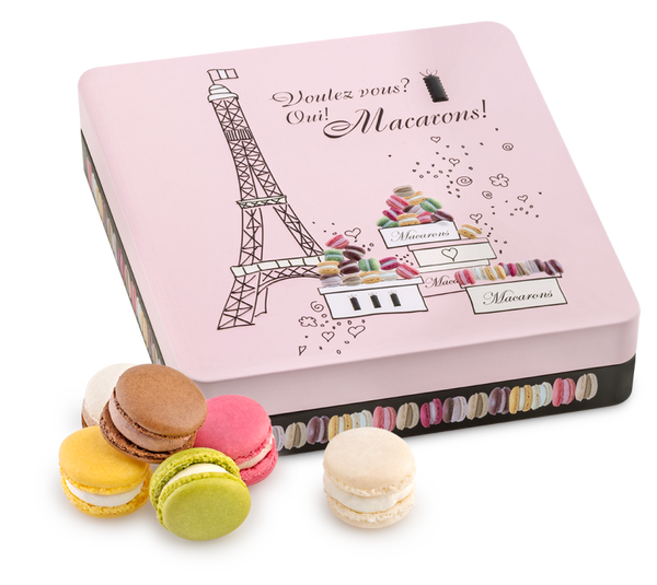 Macarons Geschenkdose 150g Paris Voulez Vous