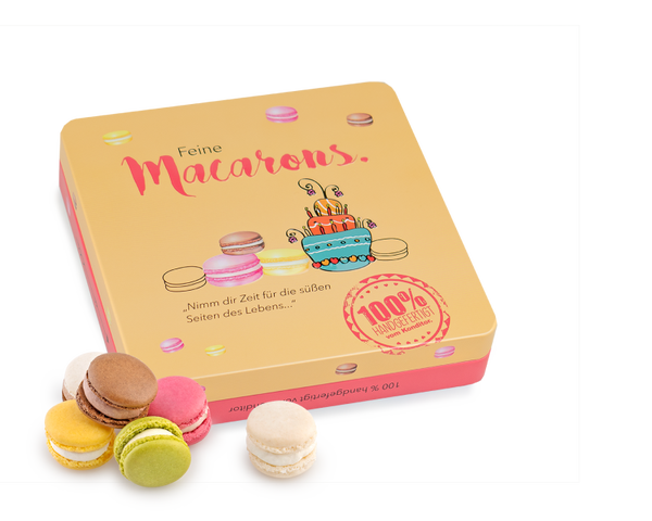 Macarons Geschenkdose 150g Die Feinen