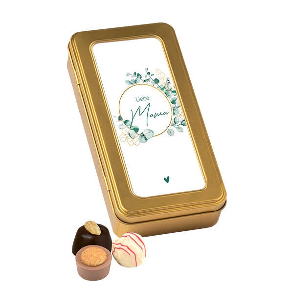 Pralinenmischung Geschenkdose 100g Liebe Mama
