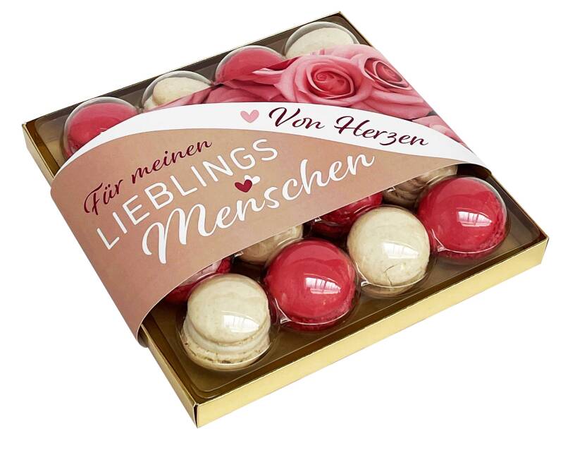 Präsentpackung Macarons „Lieblingsmensch“ - 9,48€/Stück