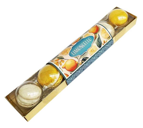 Limoncello Macarons Präsentstange 60g