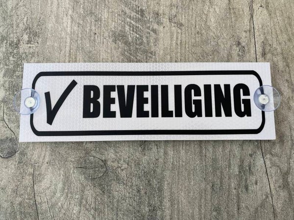 Zuignap Foam volledig reflecterend Beveiliging.