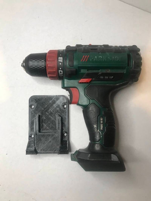 3 stuks Grote plaat Parkside gereedschap houder.