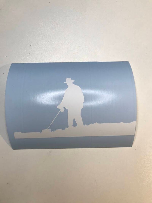 Metal Detector cowboy.