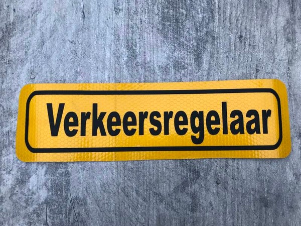 Magneet bord reflecterende verkeersregelaar 50 x 10 cm