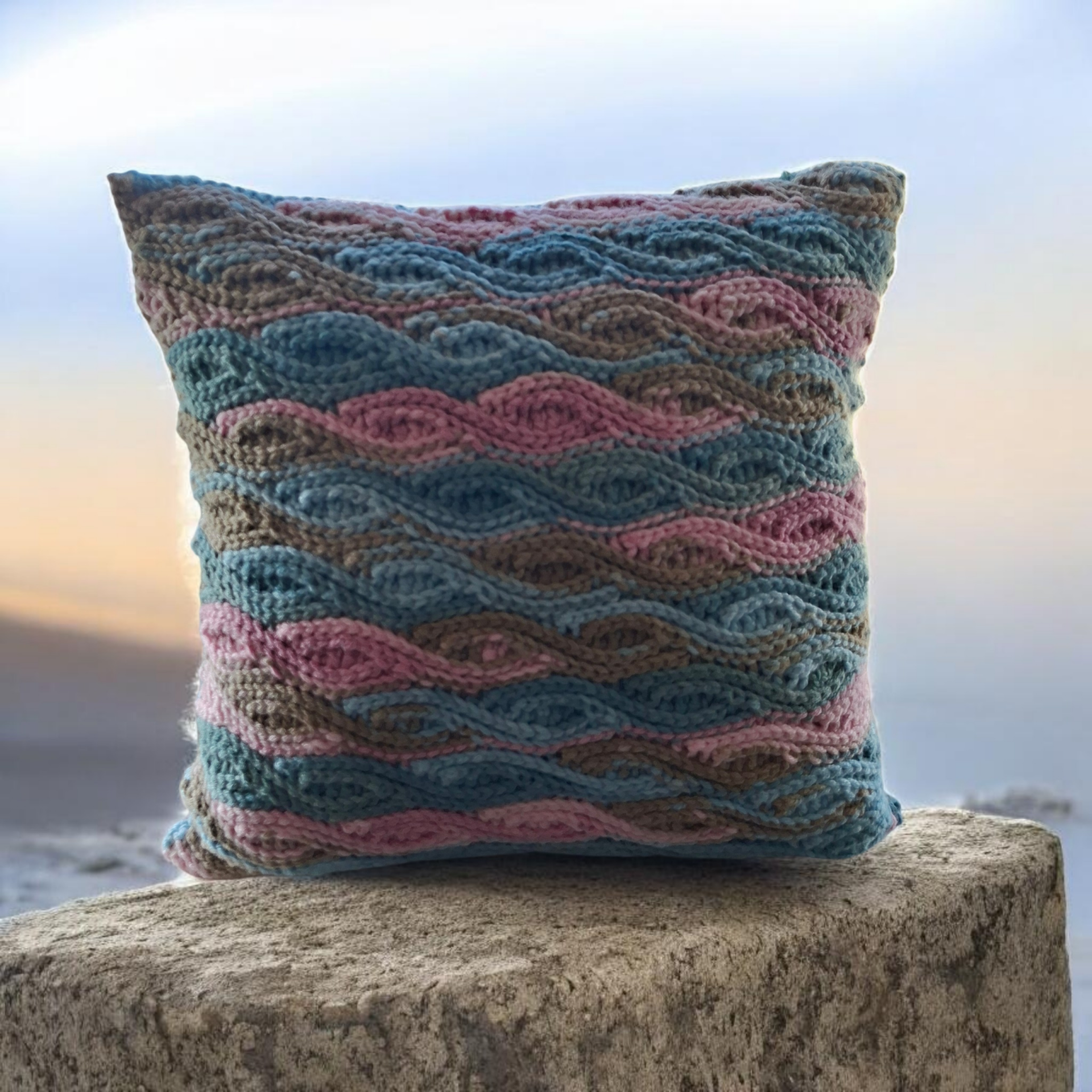 Sierkussen "Waves"