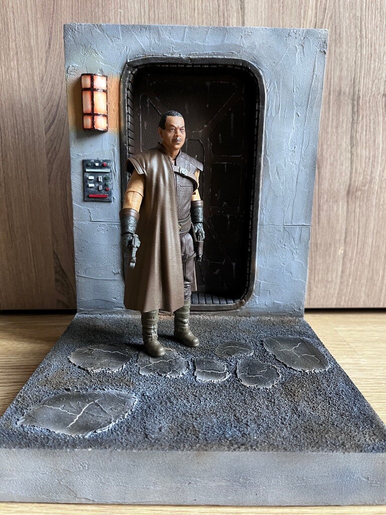 Diorama inspiration Star Wars, sur Nevarro dans The Mandalorian