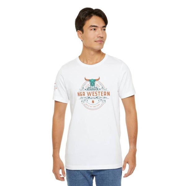 Western Longhorn Crest T-Shirt-unisex