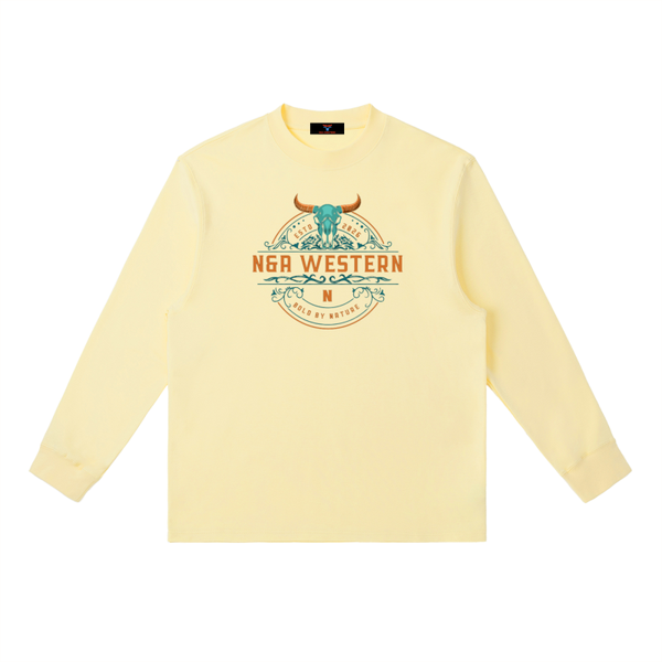 Long sleeve crew neck