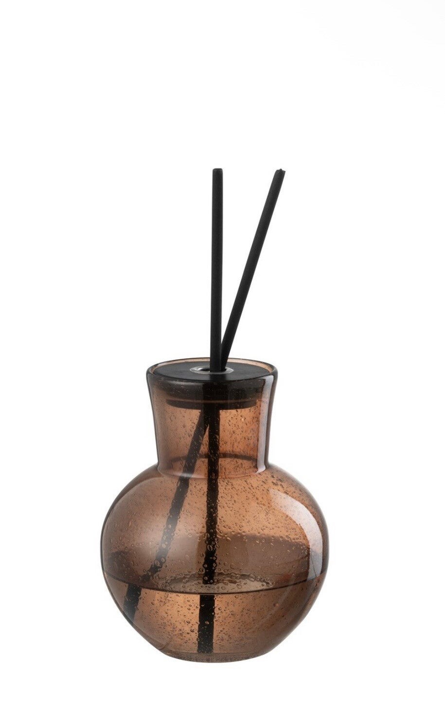 J -Line Fragrance Oil Vase Lid Li -ly Land - Glass - Brun
