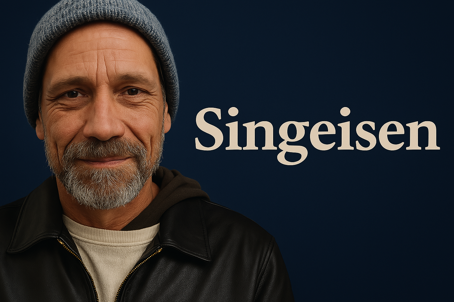 Michael Singeisen Facebook banner saying Singeisen showing my face