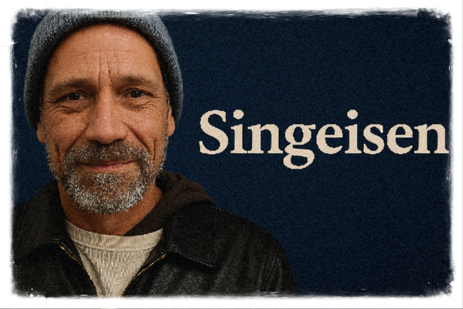 Michael Singeisen Facebook banner saying Singeisen showing my face