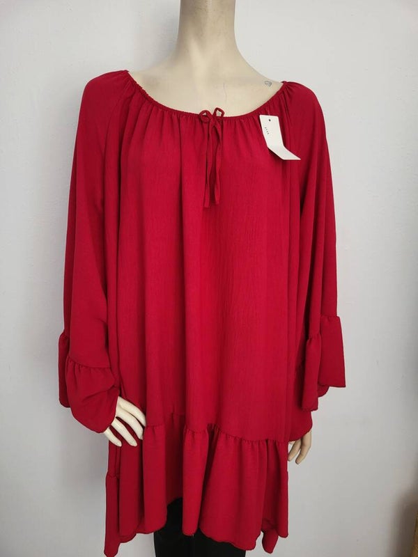 Dames tuniek / jurk rood