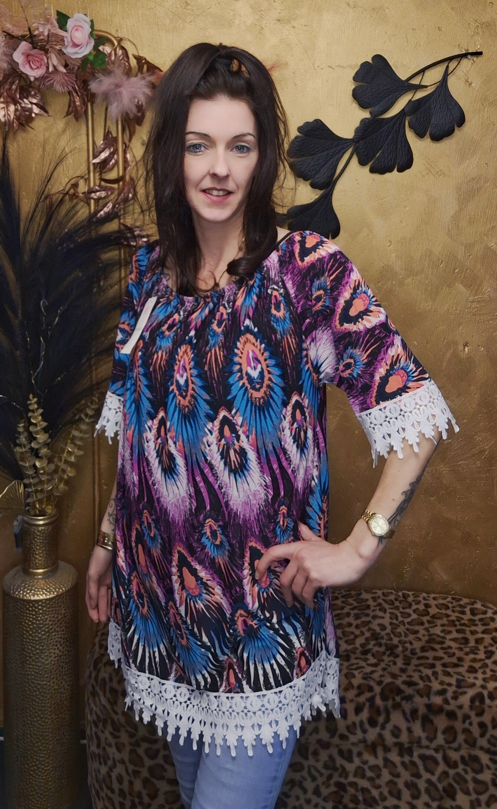 Ibiza Boho T-shirt tuniek n1