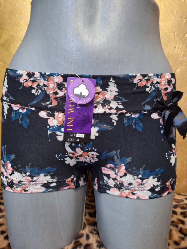 Zwarte boxershort katoen fine woman