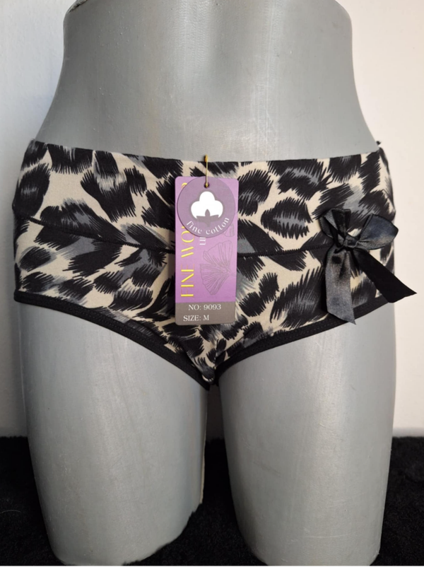Fine Woman dames slip zwart print