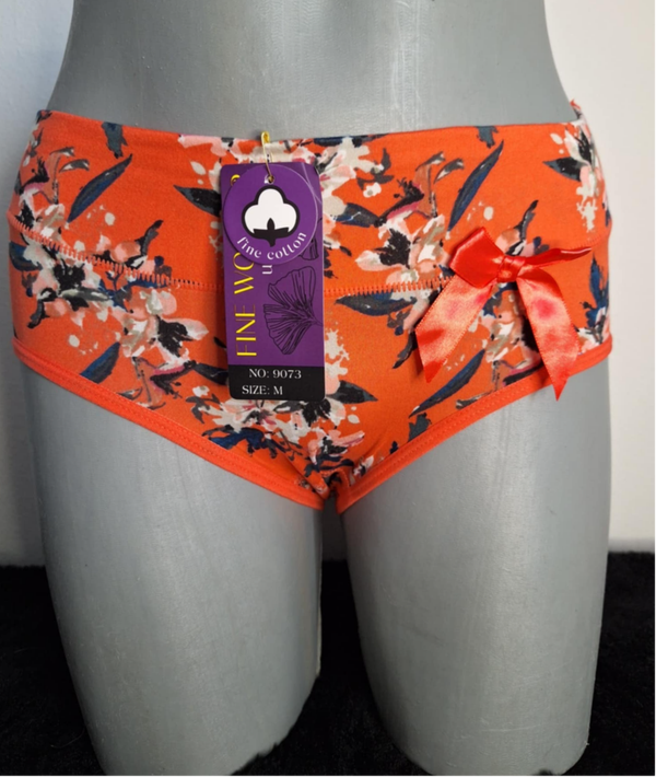 Fine Woman dames slip bloem print rood